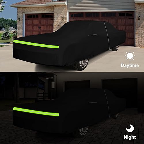 Miniatura 6 de Funda impermeable de repuesto para Cadillac Eldorado BiarritzBroughamCoupeConvertibleHardtop, 210T, para todo tipo de clima, con interior de algodón