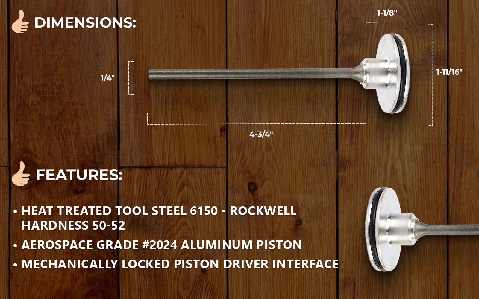 SP 888-160 Aftermarket Piston Driver For Hitachi NV83A4 NV83A5 - Foto 10