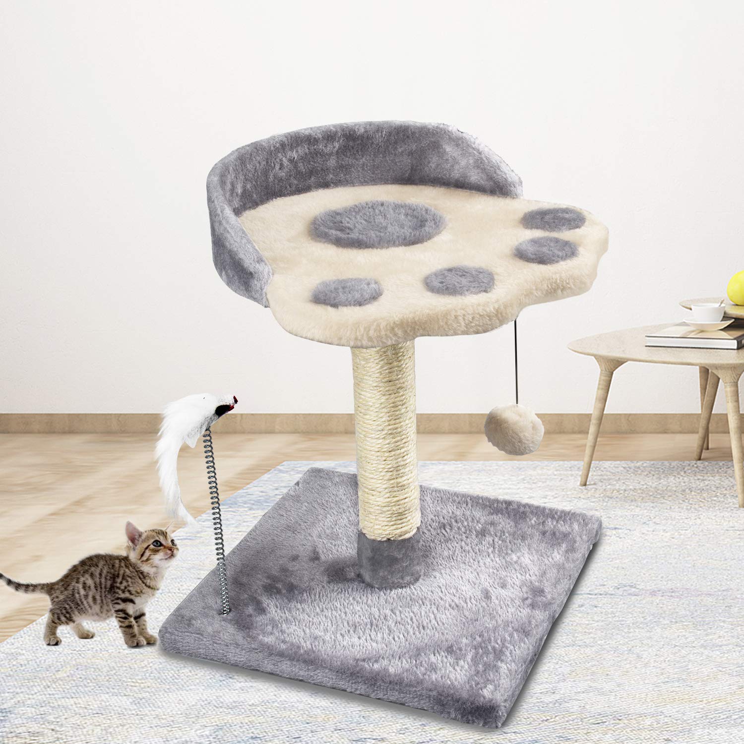 KORIMEFA Kitten Cat Tree Cat Scratching Post Cat Scratcher Kitten Tree