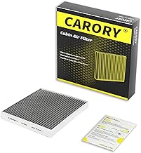 Cabin Air Filter w/Activated Carbon for Nissan Rogue 21-25, Altima 19-25, Kicks 18-25, Pathfinder 22-25, Sentra 20-25, Versa 20-25, INFINITI QX50 19-24, QX55 22-25, QX60 22-25, QX80 19-25