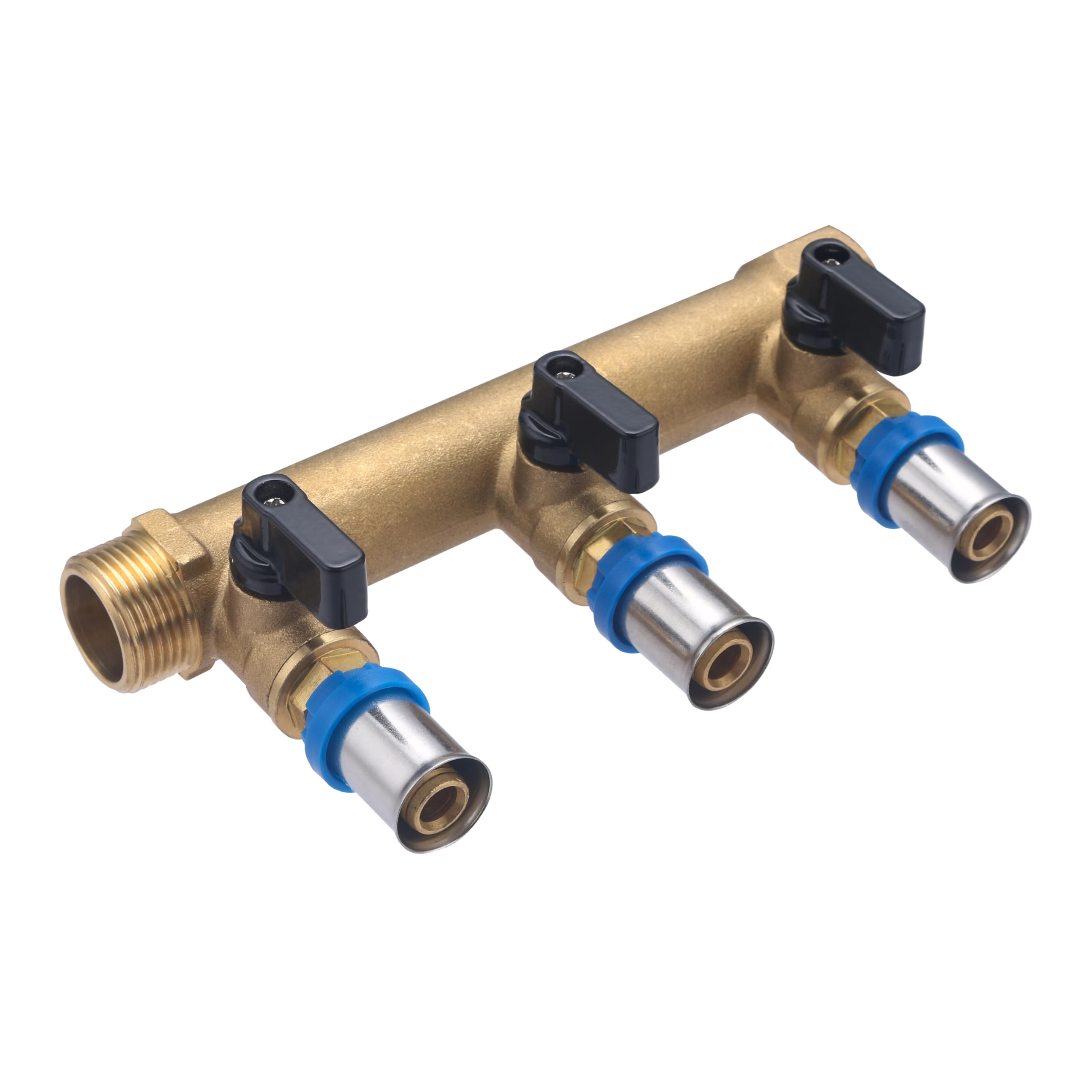 Collettore Idraulico 3/4-3 Uscite - In Ottone Per Acqua Potabile - Foto 7