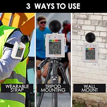 htbページ Amazon.com: Wearable 2-in-1 WBGT + HI Heat Index Checker Wet