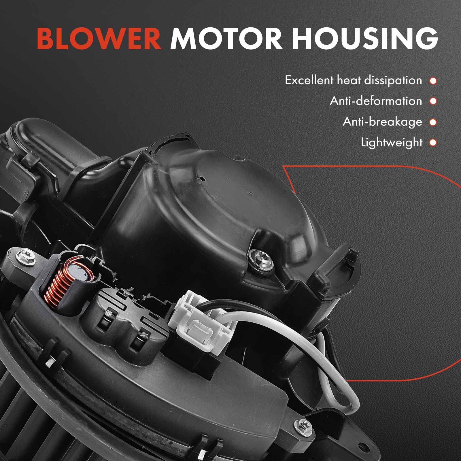 A-Premium HVAC Blower Motor Assembly - Compatible With Chevy Silverado, GMC Yukon, Buick, Cadillac & More - View #7