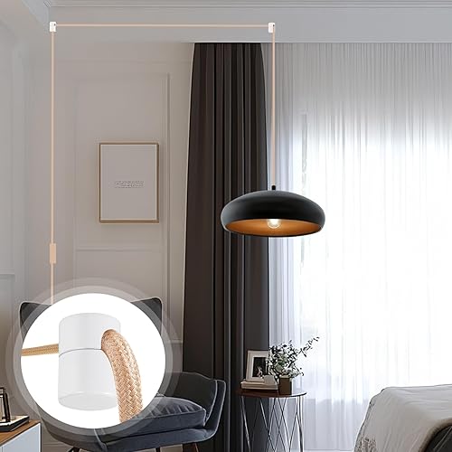 Miniatura 8 de Paquete de 6 ganchos de aluminio para colgar en el techo, ganchos de techo súper carga, ganchos de techo blancos para luces colgantes, gancho