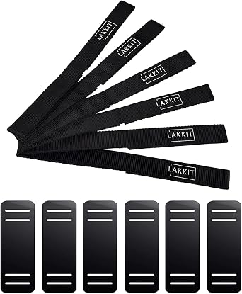 Hoverboard Seat Attachment Straps Adjustable Replacement Straps for Hoverboard Gocart Self Balancing Scooter 3 Pairs with 6 Protectors