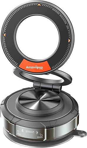 Miniatura 9 de Soporte para teléfono, soporte de teléfono para automóvil para MagSafe, soporte magnético de succión al vacío, montaje para tablero de automóvil,