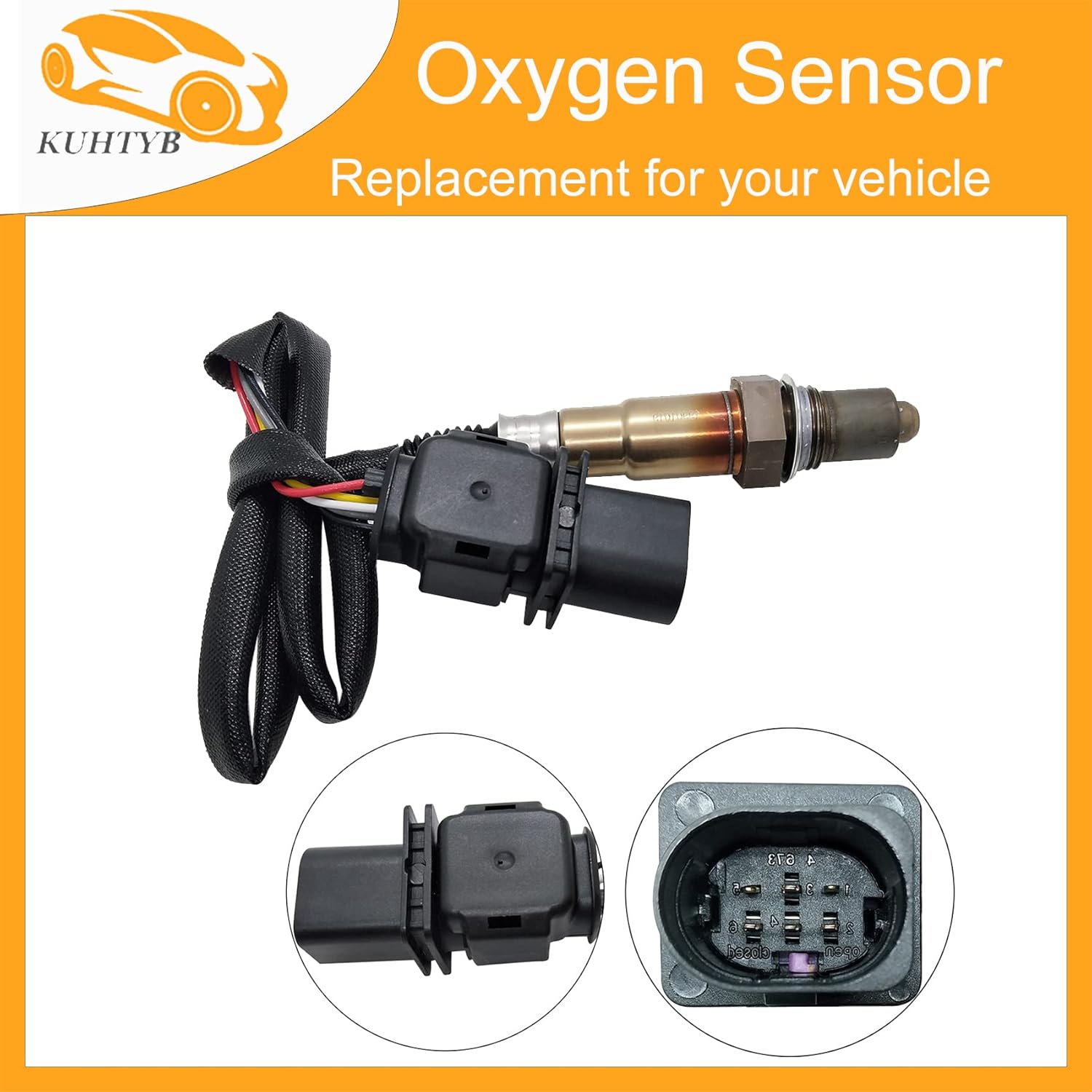 Oxygen Sensor 17011 Upstream O2 Sensor Compatible with HYUNDAI 2014 2013 2012 ACCENT L4 O2 Sensor