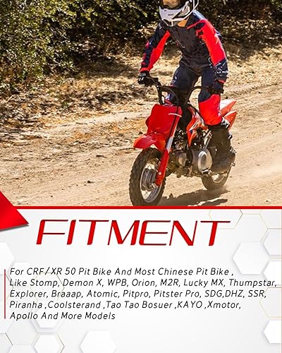 Miniatura 2 de Cubierta de tapa de tanque de combustible de aluminio CNC con válvula de respiradero, tubo de manguera de ventilación de aire para XR CRF 50 XR50