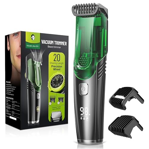 PUENBKO Vacuum Beard Trimmer Men Cordless product photo (Electric Shavers & Trimmers) — ScooterReviewPro review