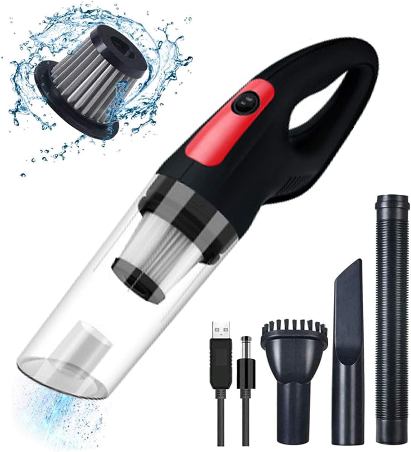 Beyxdu ST-6608 Quick Charging Cordless Handheld Vacuum, Black