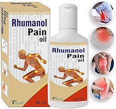 Knoll Healthcare Rhumanol Pain Oil Ayurvedic Care for Pain Relief For Joint Back Pain Knee Shoulder & Muscle Pain 60ML (Pack of 1)