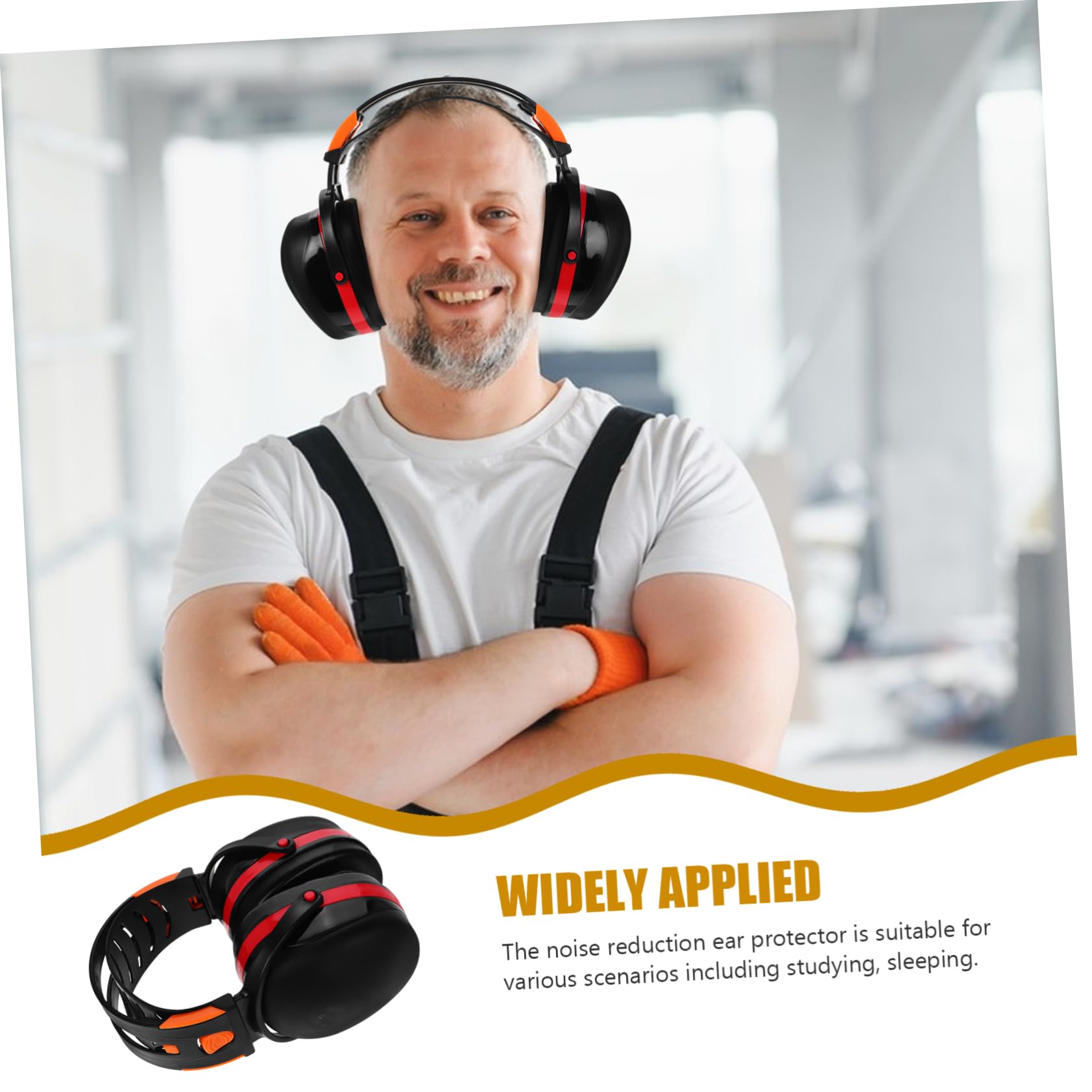 Veemoon 5pièces Casque Anti-bruit Réglable Pour Auditive Pour Travail Sommeil Concerts Avec Isolation Phonique Conçu Pour Adultes