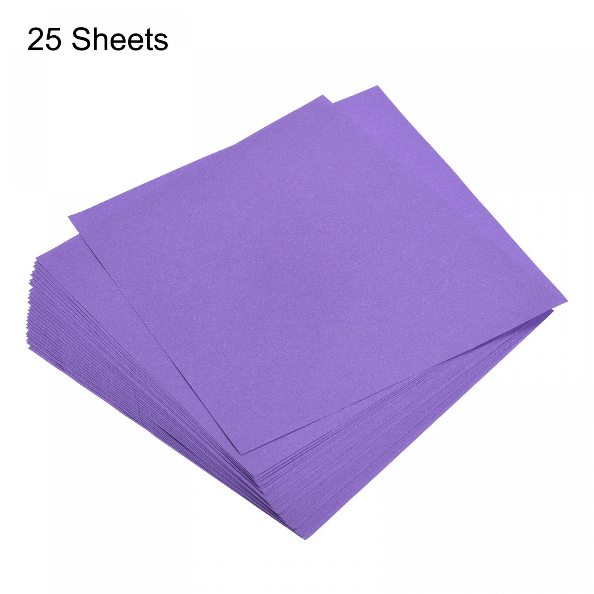 Papier Origami Double Face Sourcing Map - 100 Feuilles 15x15cm Bleu Lac, 70g/m²