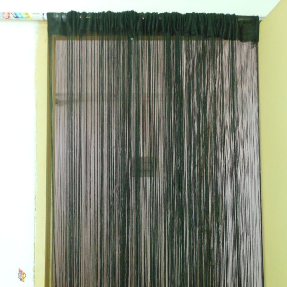 Tangpan 100 cmx200 cm decorativo string Fringe porta tenda divisorio per finestre pannello, 100%_poliestere/poliestere, Red, 100_x_200_cm
