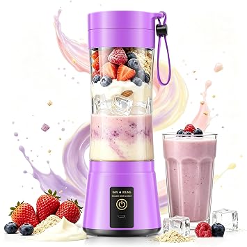 Personal Size Portable Blender Make Smoothies - Mini Blender 12oz Juice Cup