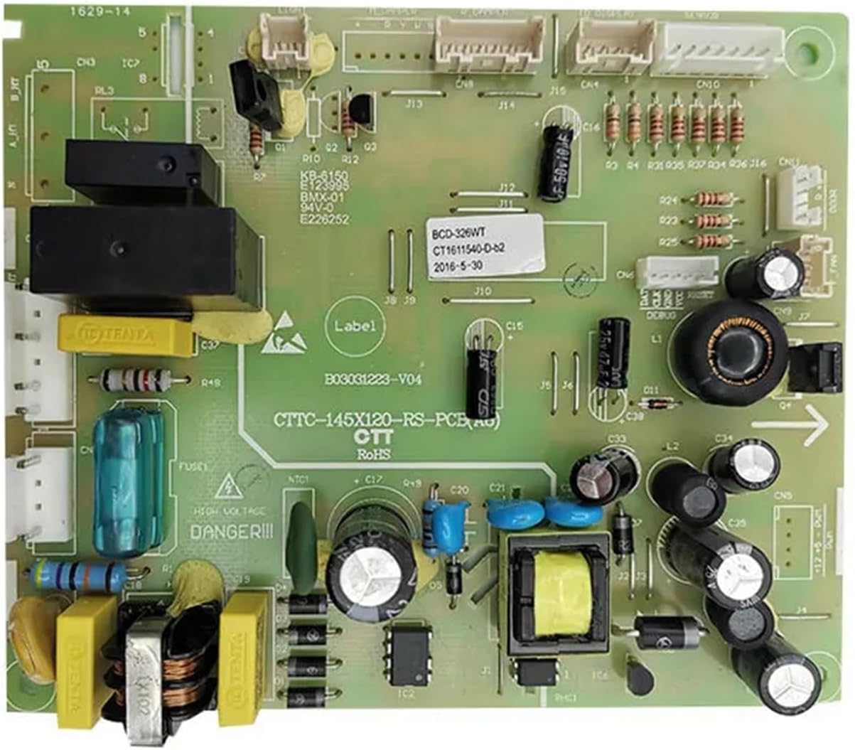 1611540 1890561 B03031223 Refrigerator Fridge Main PCB Power Control Board for BCD-326WT, Fagor FFK6735BX