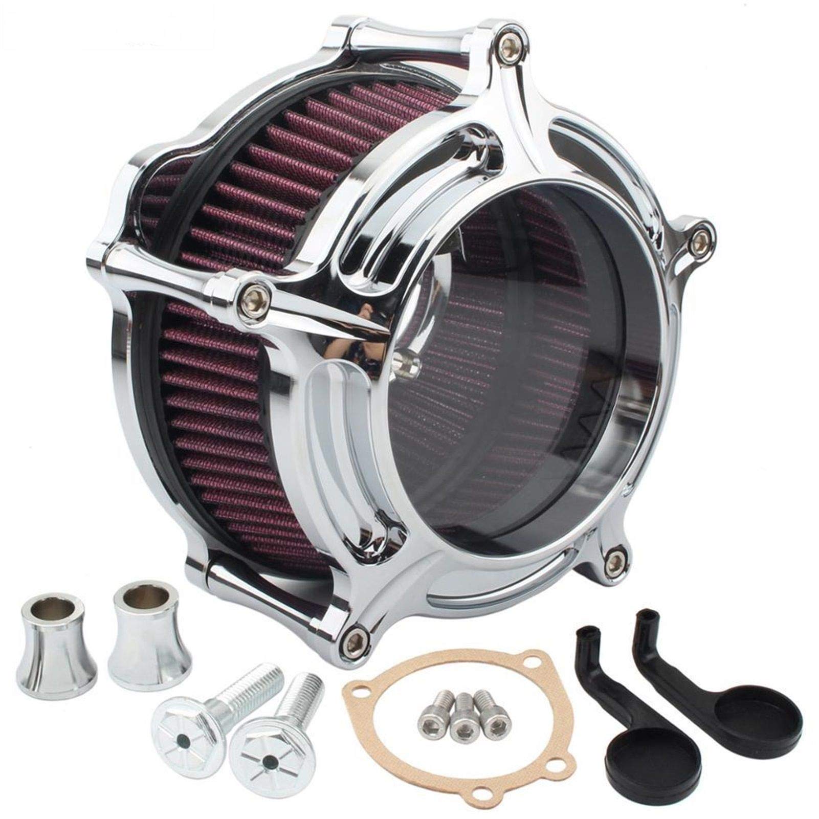 Filtr powietrza motocykl przezroczysty CNC zestawy do czyszczenia wlotu, dla Harley, Sportster Iron 883 XL883 XL1200 48 72 1991-2019 Filtro Aire Moto