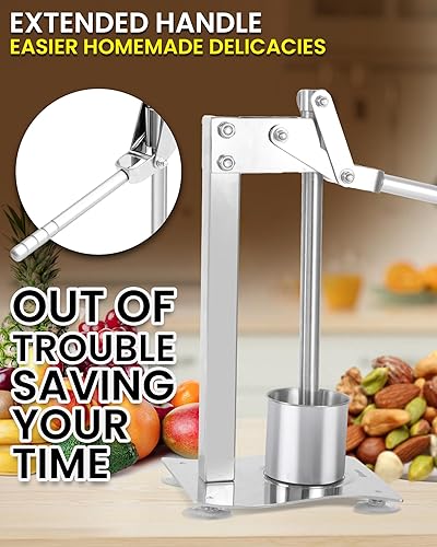 Miniatura 4 de Lemon Smasher - Exprimidor de frutas de acero inoxidable con taza y colador, trituradora de nueces manual de alta resistencia, trituradora de nueces