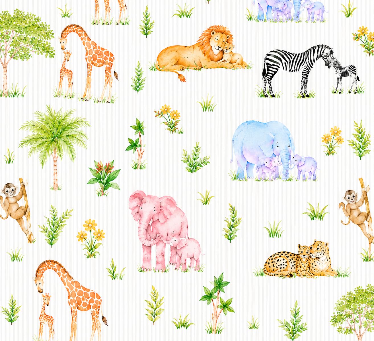 Sivayaa Kids Animal Gift Wrapping Paper- Pack of 6 Sheets | Jungle Safari Animal Wrapper Sheets- 19.5 x 29.5 Inches for Boys & Girls | Decorative Gift Wrap Packing Papers for Birthday Gifts, Baby Shower, Kids Gift Wrap, Party Presents-image-11