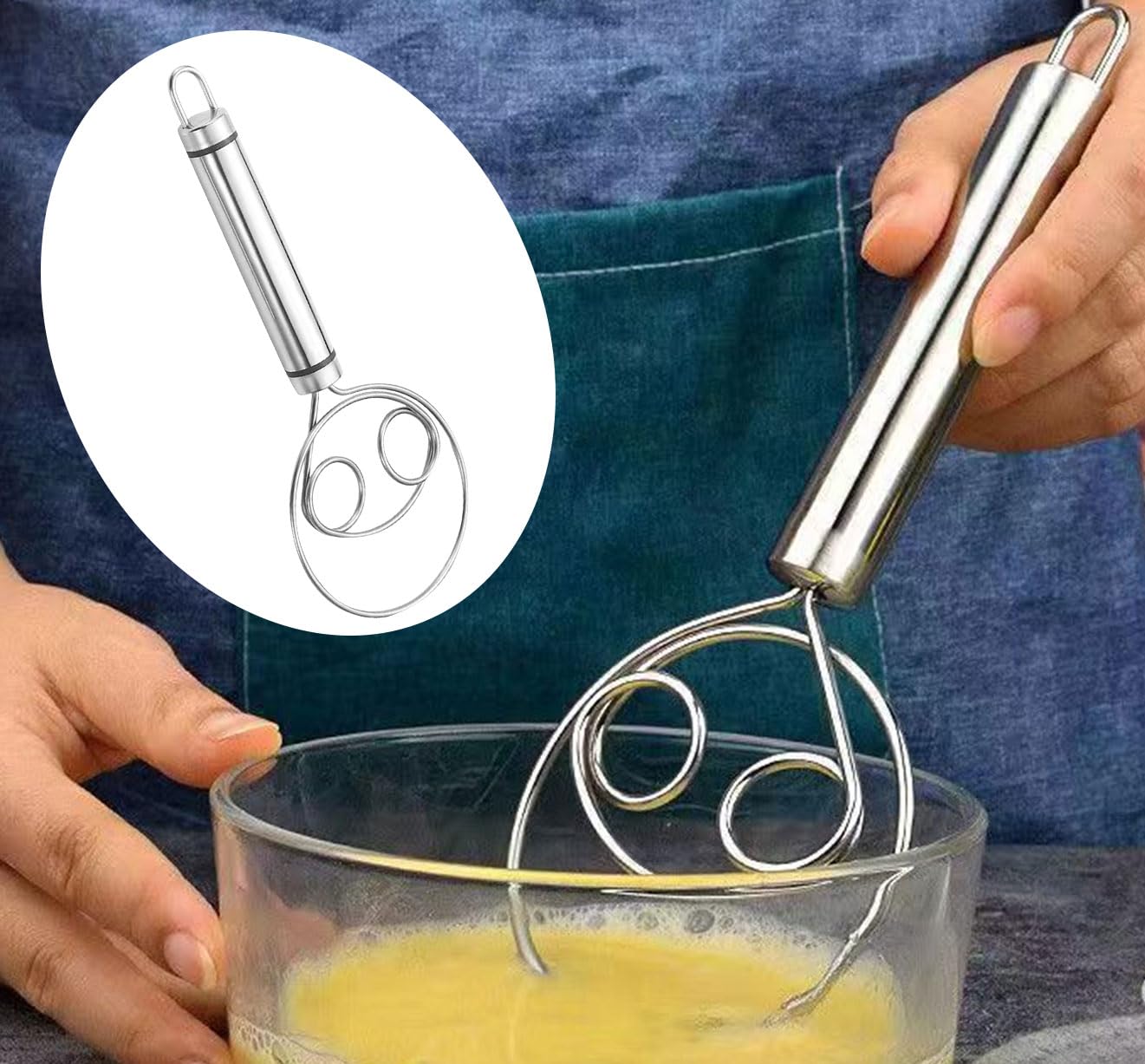 Fouet Cuisine - 2 Pcs Fouet, Batteur D'Œufs, Pâte Danoise, Fouet Avec