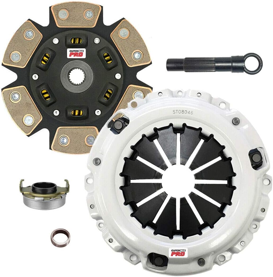 ClutchMaxPRO Performance Stage 3 Clutch Kit Compatible with 2006 2007 2008 2009 2010 2011 2012 2013 2014 2015 Honda Civic 1.8L SOHC R18A1 (CP08046HDC-ST3)