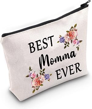 LEVLO Mothers Day Gift Idea Best Mom/Nana/ Momma/Mia/Aunt Ever Makeup Bags Gift for Aunt Mother Grandmother momma