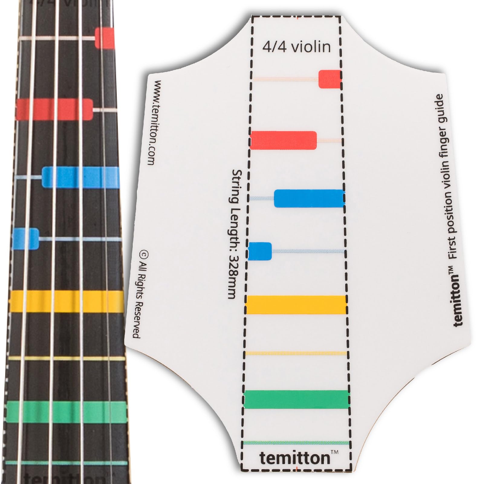 Amazon.com: Non-Adhesive Violin Finger Guide for Adult/Kids