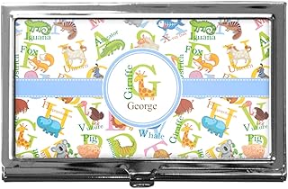 YouCustomizeIt Personalized Animal Alphabet Business Card Case