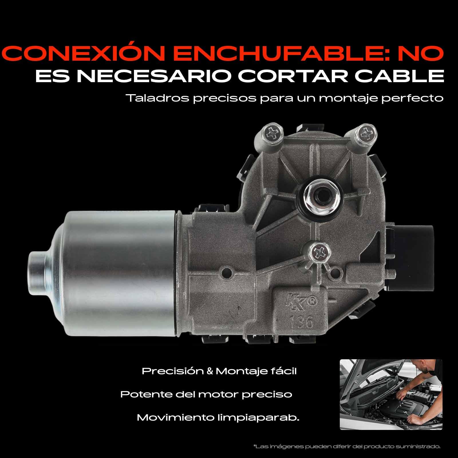Frankberg Motor del limpiapardelisas Compatible con Focus II DA DP HCP Focus II cabrio Focus II Turnier DA DS FFS Focus II Berlina DB DH FCH Replace# 1329835