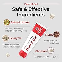 Vista 4 de JAYU PET Gel dental - Pasta de dientes para perros y gatos, eliminación de placa y sarro, limpieza de dientes y ambientador de aliento, cuidado