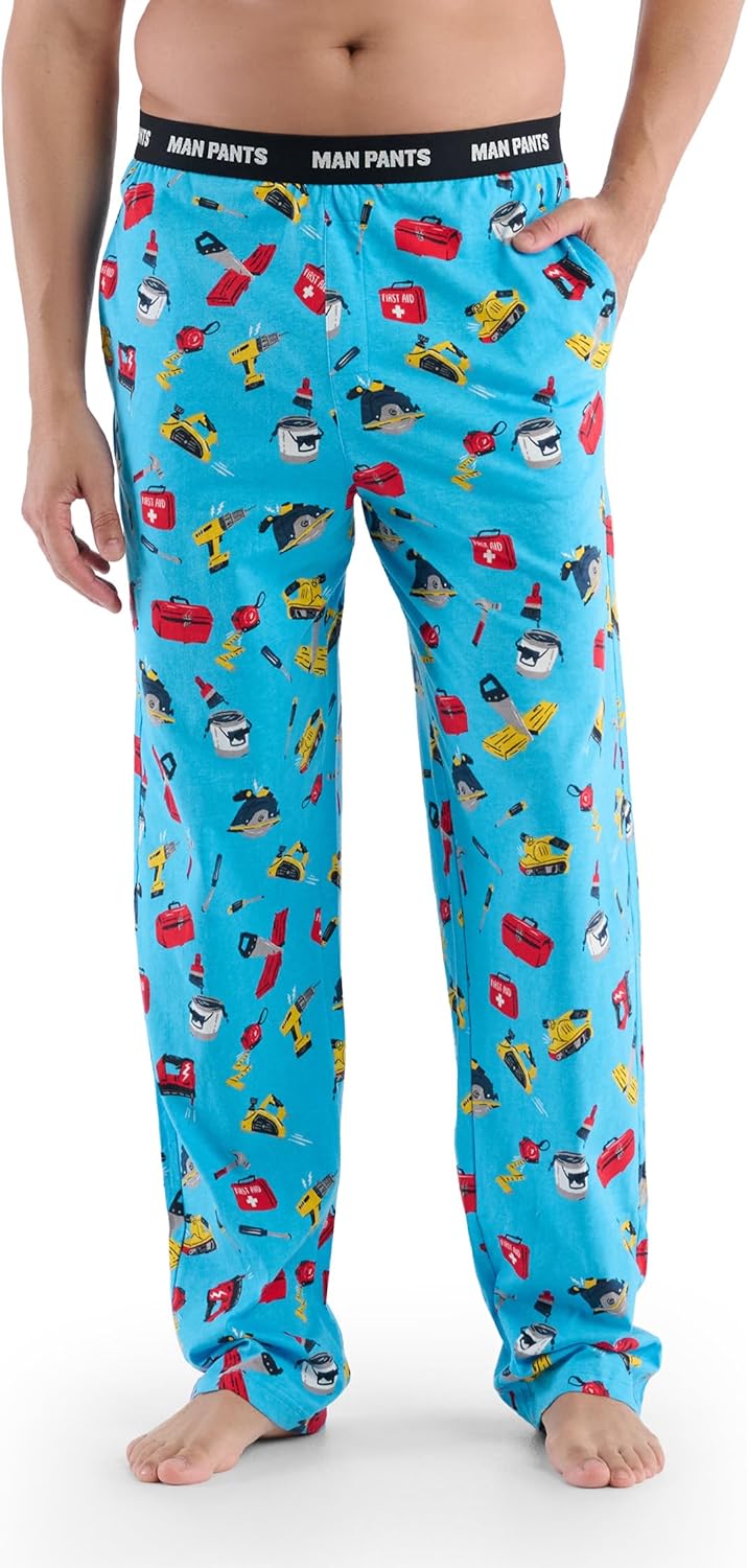 Little Blue House by Hatley Men's MAN PANTS Pajama Pants