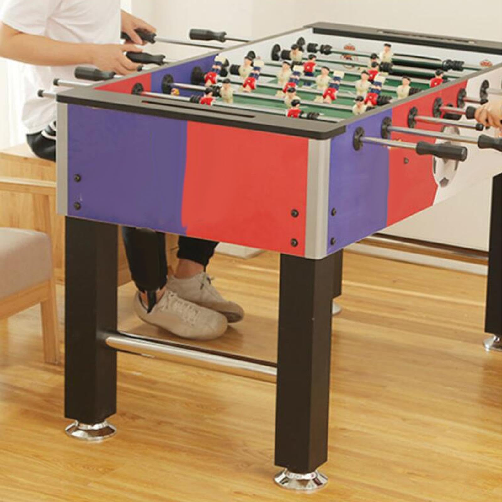 Juego de Varillas de futbolín fiables con 8 Varillas Repuesto para futbolín, para mesas fútbol competitivas y decoración para minijuegos.
