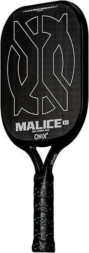 Miniatura 4 de Onix Malice 16 Open Throat Composite Pickleball Paddle with Carbon Fiber Power Frame Performance Power and Control Patented Thermofused Technology