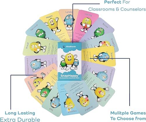 Miniatura 7 de MindPanda HappySnap - Juegos de terapia CBT para niños, herramientas de consejería para padres suaves, inteligencia emocional y desarrollo de