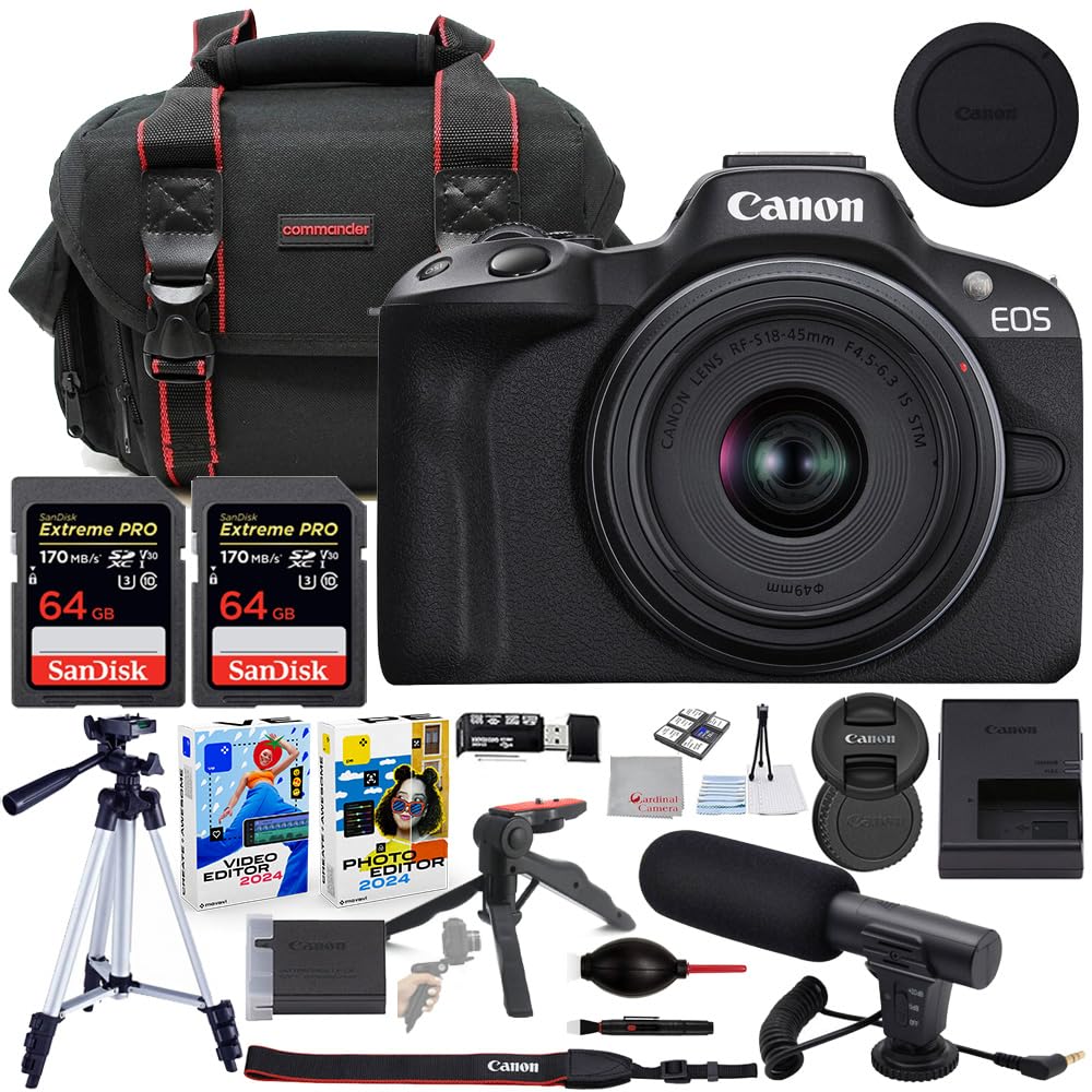 Amazon.com : Canon EOS R50 Mirrorless Camera with 18-45mm Lens