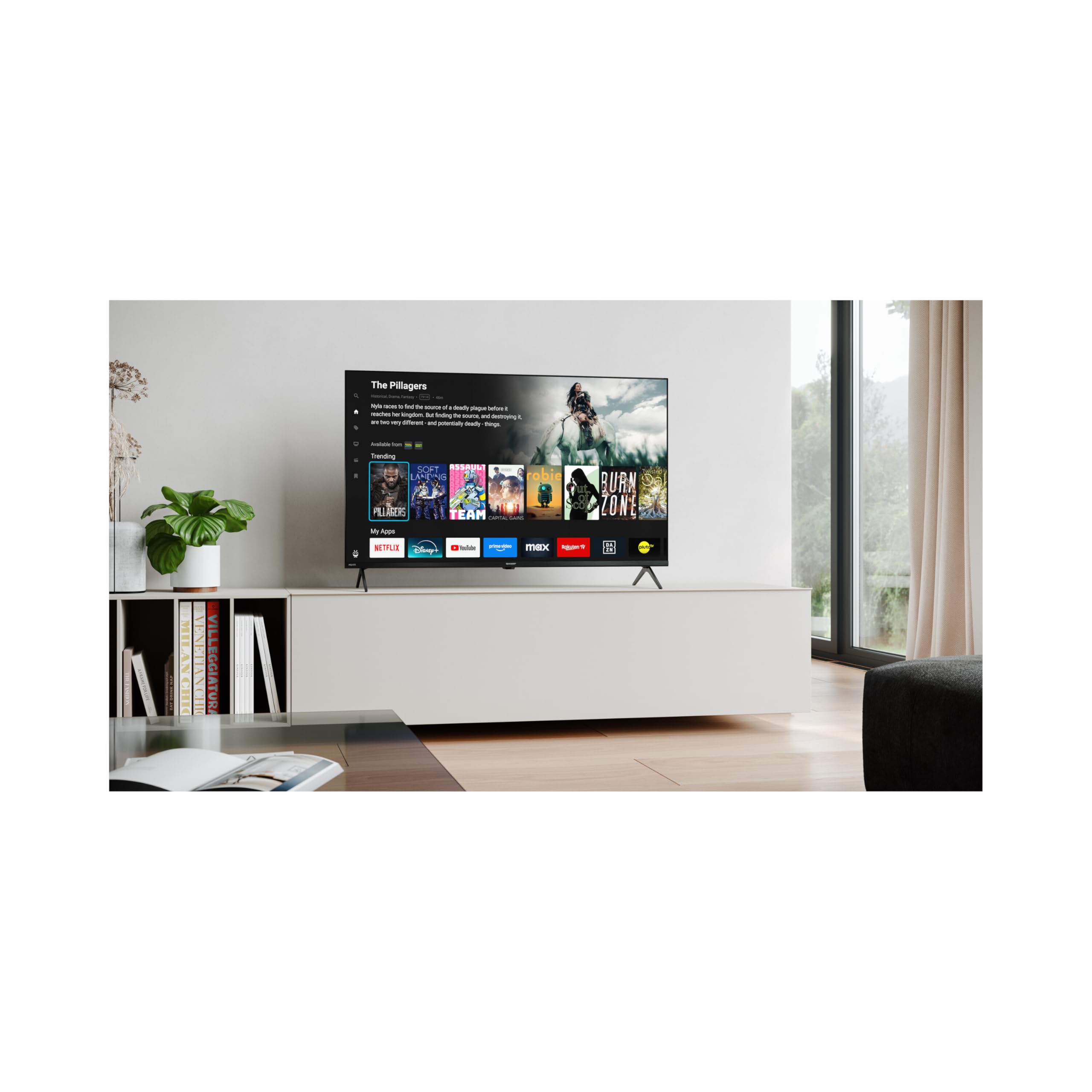 43HM5245E - Smart TV 43 Pollici 4K QLED DVB-T2 H.265/HEVC Nero Classe Energetica G