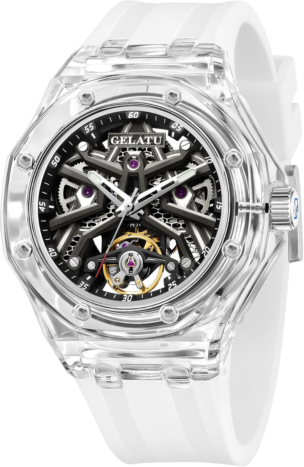 OLEVS Watches for Men Waterproof Diamond Business Luxury