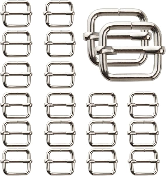 80 Pezzi Kit Moschettoni Metallici Per Borse - Anelli A D, Fibbie Scorrevoli E Triglide Per DIY - Foto 2