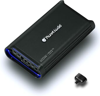 Planet Audio MB600.2D 2 Channel Class D Car Amplifier - 600 Watts, 2 Ohm Stable, Digital, Full Range, Mosfet Power Supply, Great for Speakers and Subwoofers
