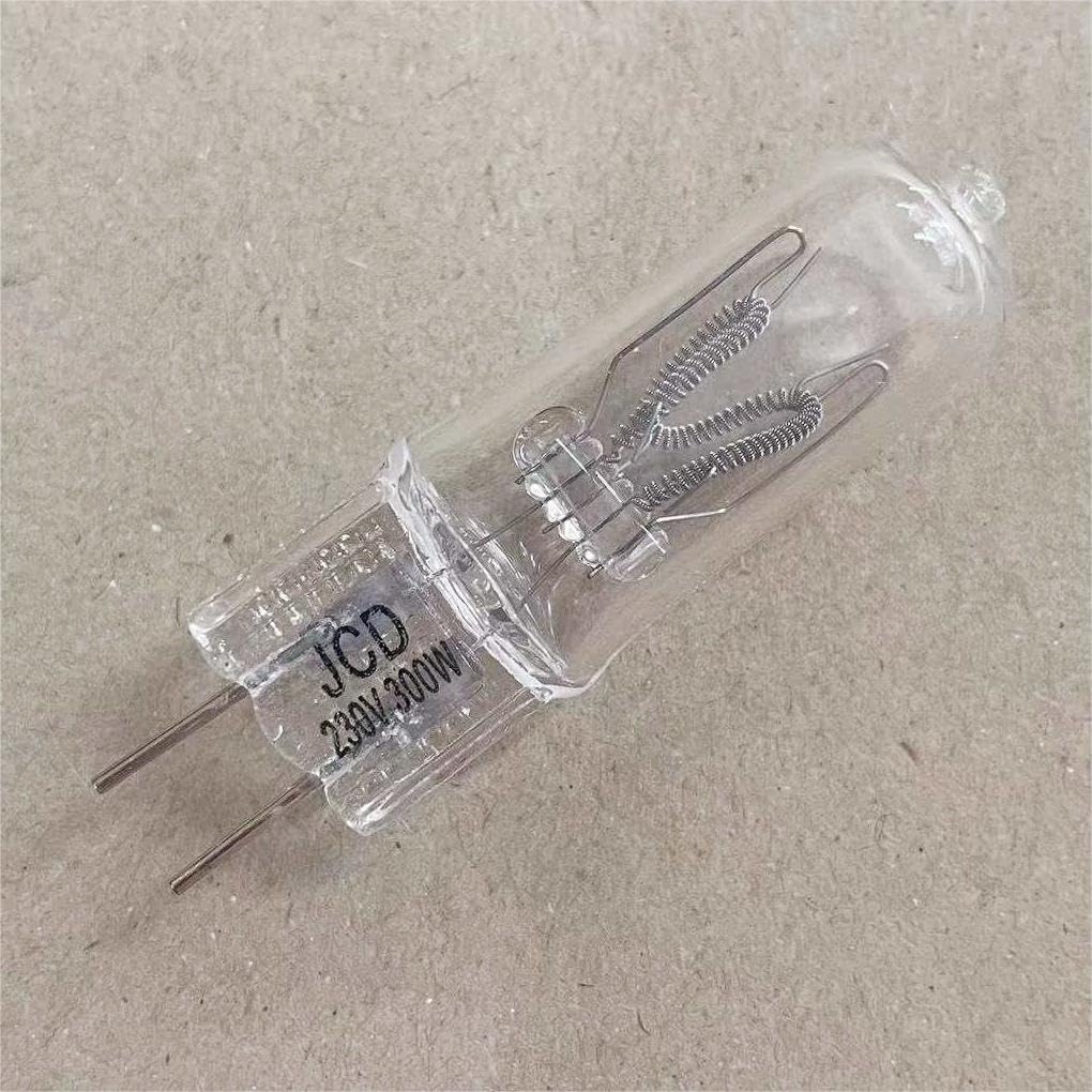 WYLIELAMSH 1PCS GY6.35 Double-pin Base G6.35 220V Halogen Bulb Stage Light Bulb Hight Power,220V 300W — image 1