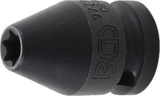 BGS Technic 9779-10 Power Socket Spanner Insert E-Profile Drive Internal Square 12.5 mm (1/2 Inch) SW E10