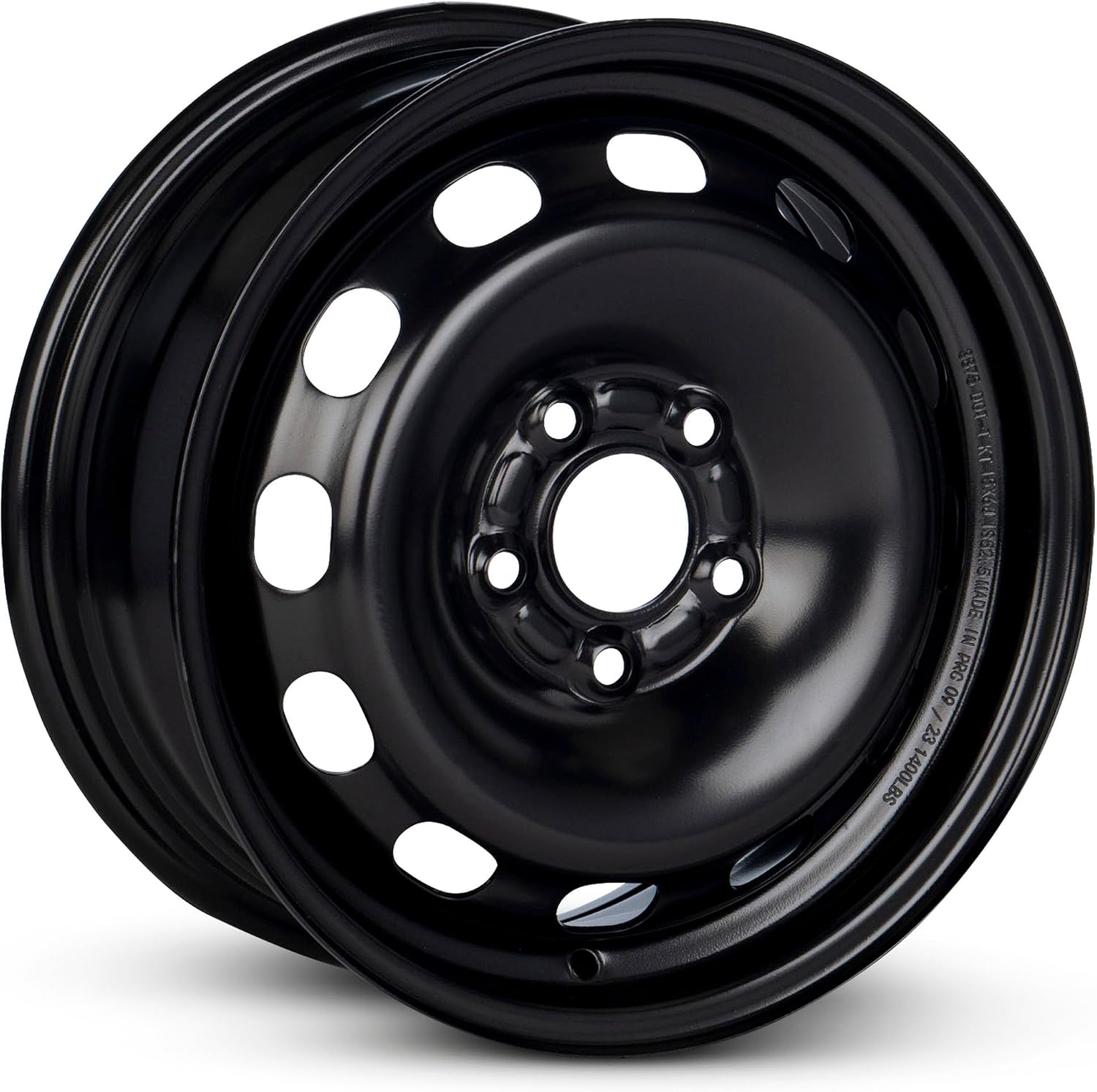 for 2012-2018 Ford Focus 15 Inch Painted Black Rim - OE Direct Replacement - Road Ready Car Wheel