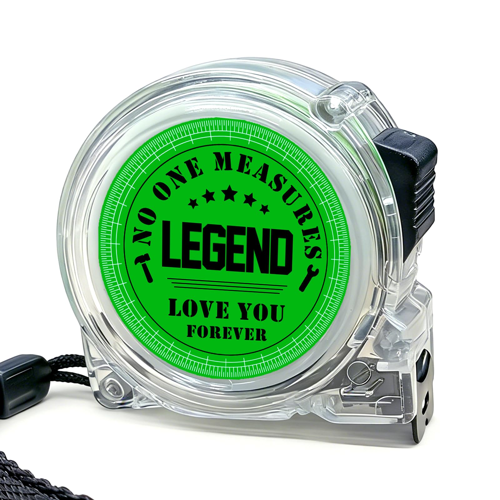 "No One Measures Up to You" Tape Measure Father‘s Day Idear Gifts,Gifts for Men Him Dad Grandad Husband 16FT（5M)