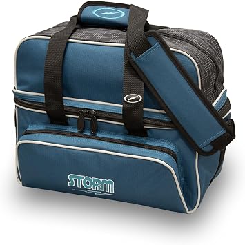 Storm 2 Ball Deluxe Tote Bowling Bag- Steel Blue/Black
