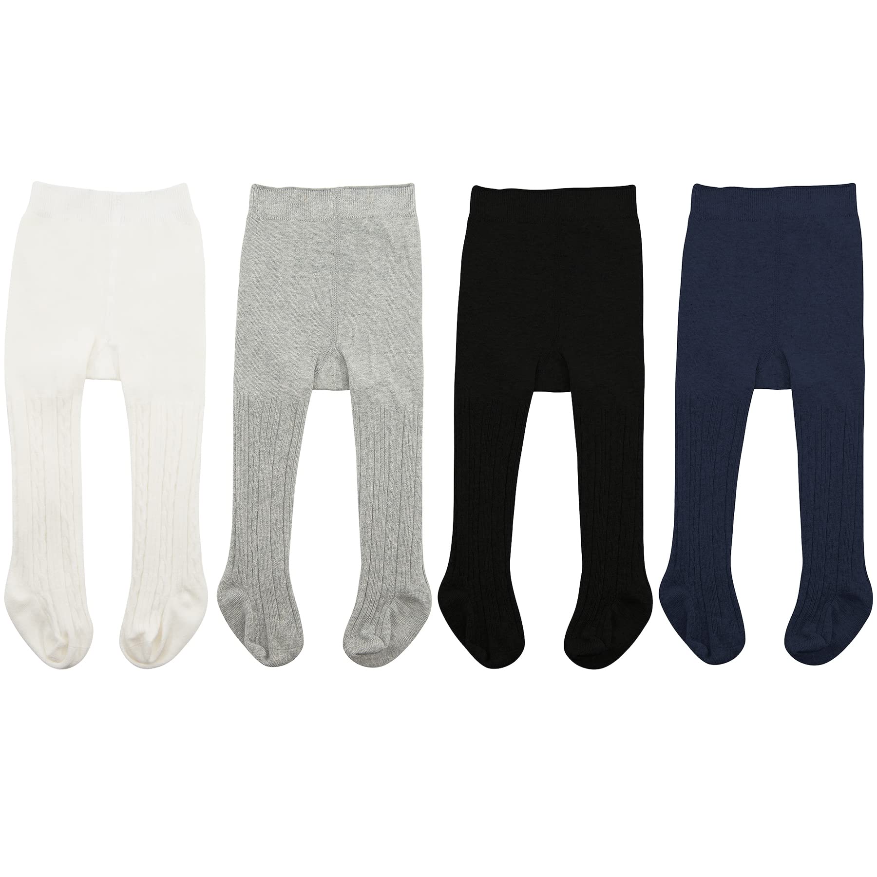 Zando Cable Knit Toddler Tights Baby Seamless Leggings Girls Stockings
