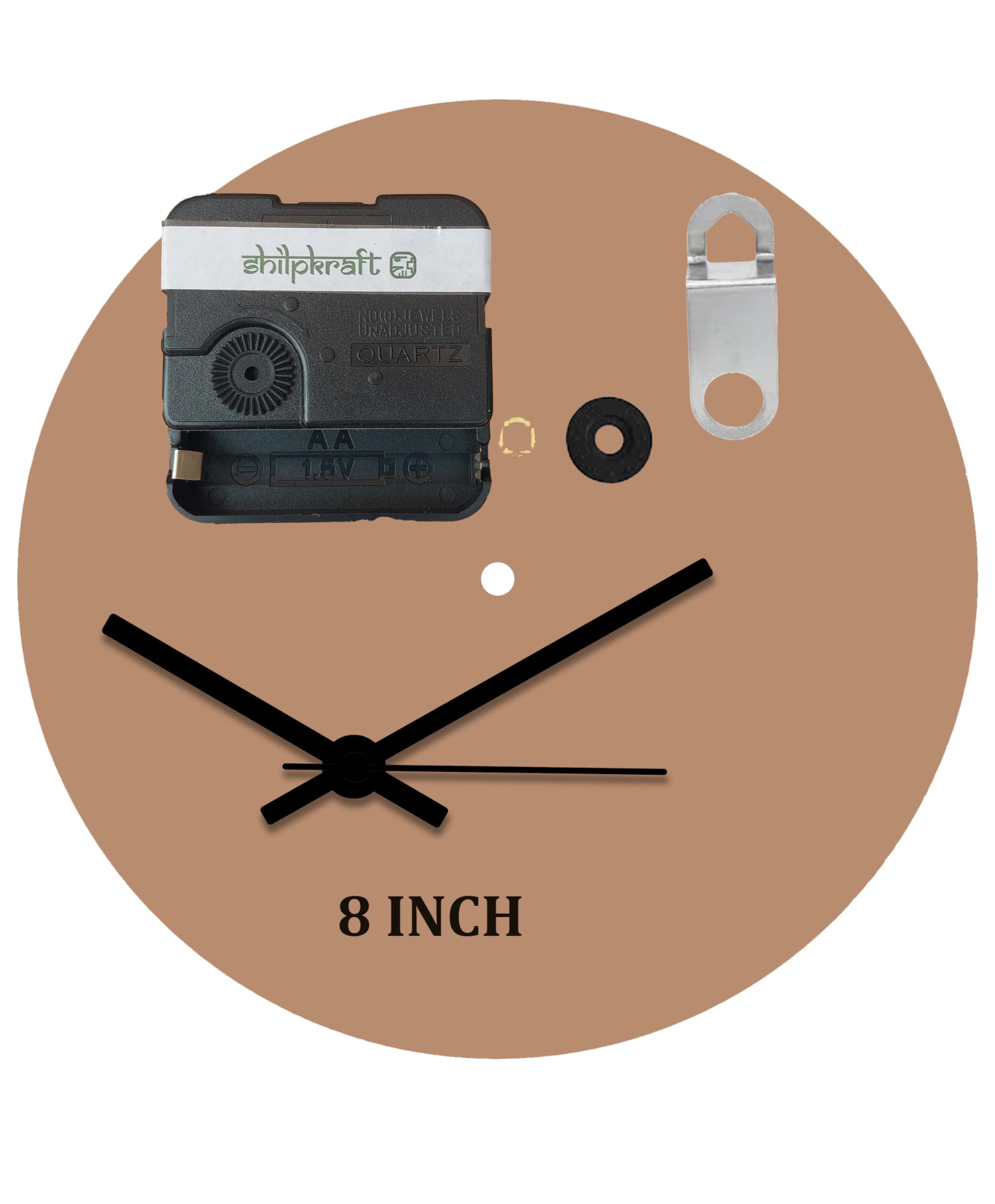 Shilpkraft Diy Clock Making Kit For Home Craft Epoxi Resin