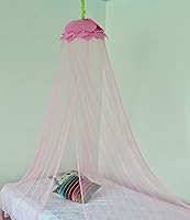Vista 1 de OctoRose ® Mosquitera de hoja de loto para cama, vestidor, eventos al aire libre (rosa)