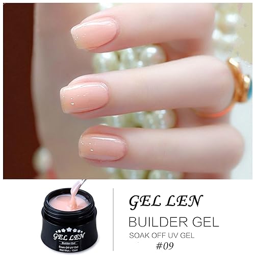 Miniatura 5 de Gellen Professional Extension Poly Gel Soak Off UV Builder - Kit de uñas acrílicas Gel de manicura para hacerlo tu mismo 15 ml 4 colores color