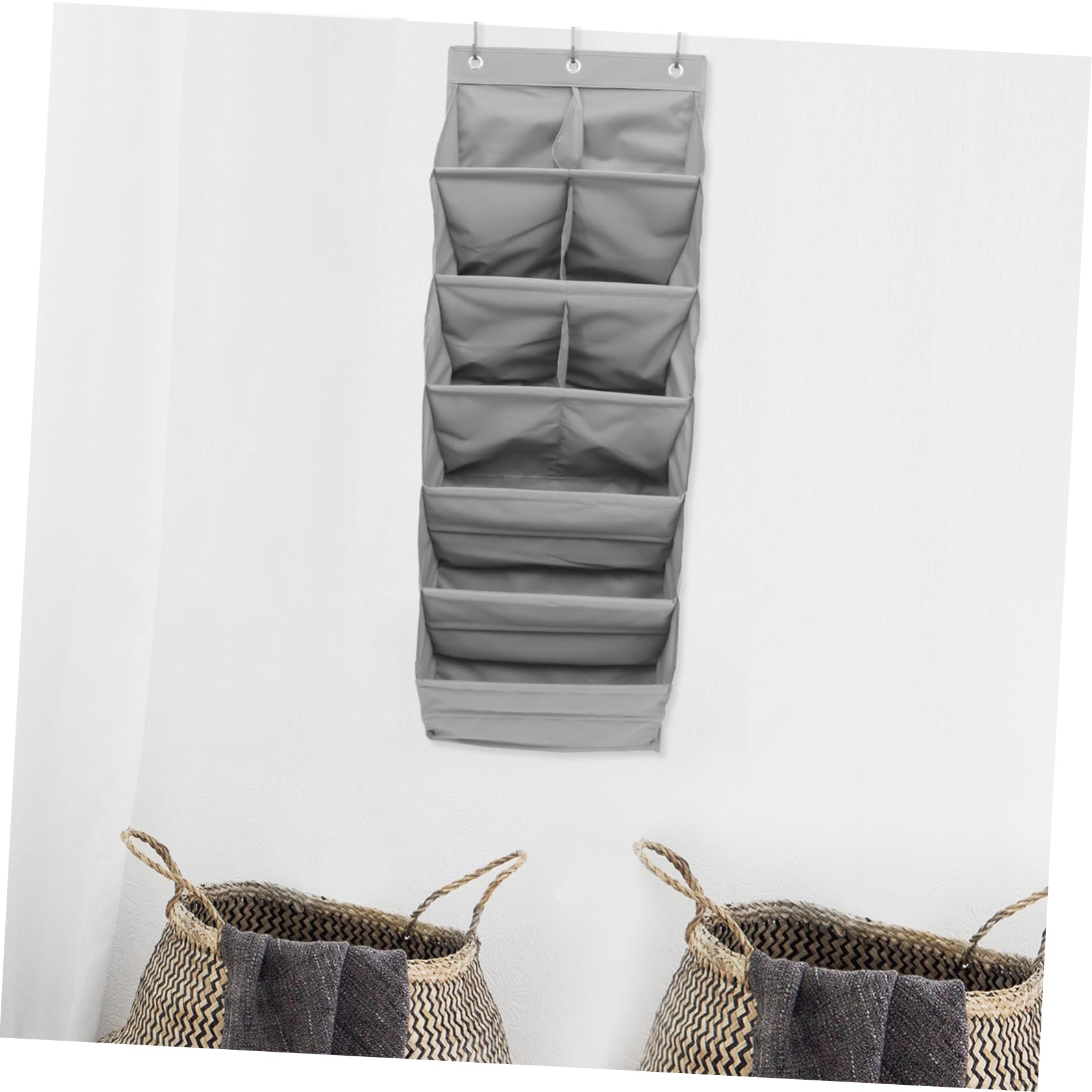 DECHOUS over The Door Shoe Organizer Wall Hanging Storage Bag 9 Pockets Non-woven Easy Hanging
