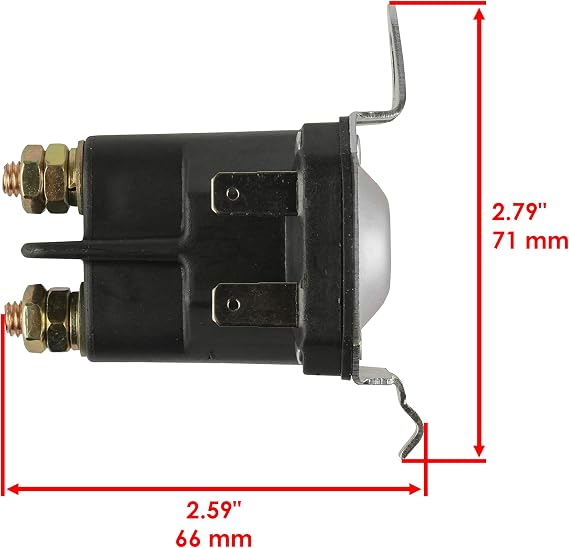 Caltric Starter and Solenoid Compatible with Husqvarna YTH2242 YTH2348 YTH22V42 YTH22V46